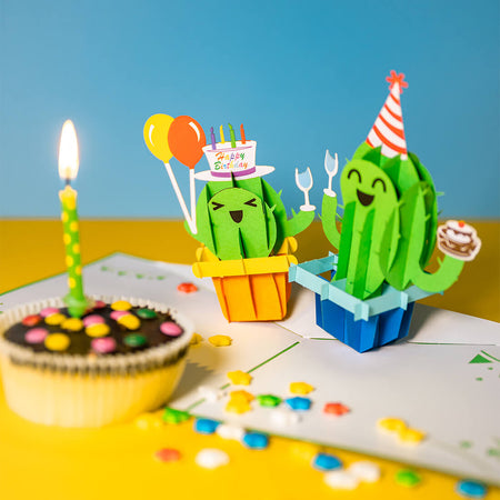 papercrush Pop Up Karten Geburtstag, 3D Geburtstagskarten